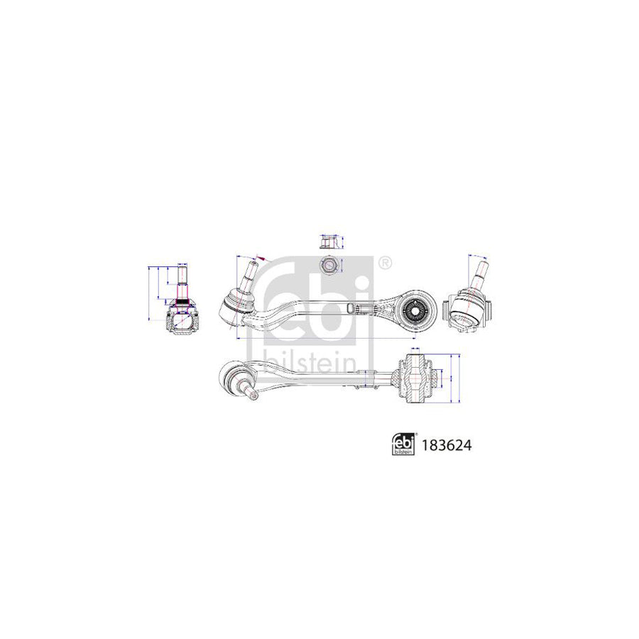 Febi Bilstein 183624 Suspension Arm for BMW 3 Series