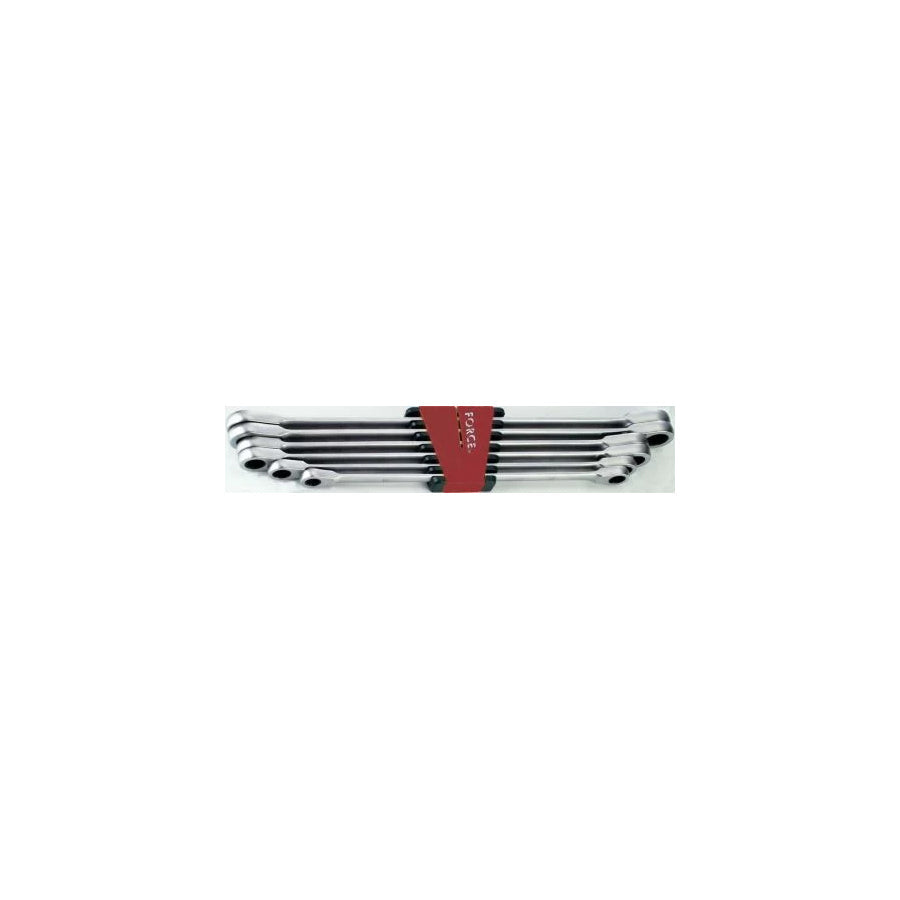 Force 50623 Ratchet Double Ring Spanner Set