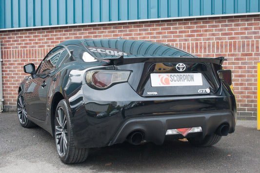 Scorpion SSUS010C Subaru Non-Resonated Cat-Back System  (GT86/GR86/Scion FR-S/BRZ) | ML Performance US US