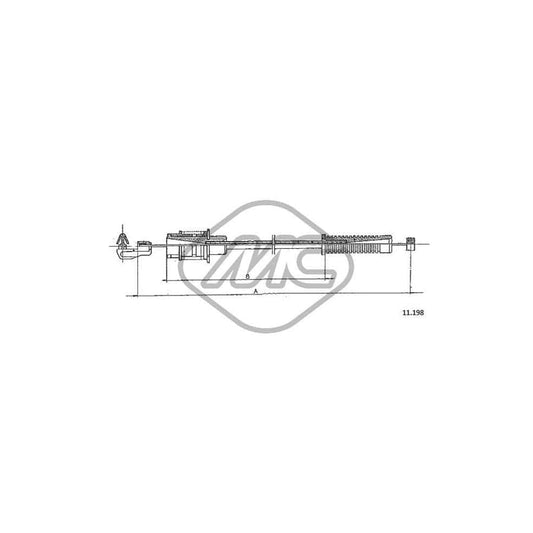 Metalcaucho 80879 Throttle Cable