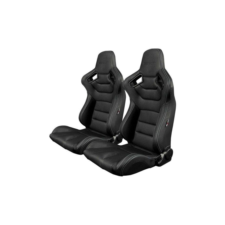 BRAUM Elite Series Racing Seats (White Stitching) – Pair