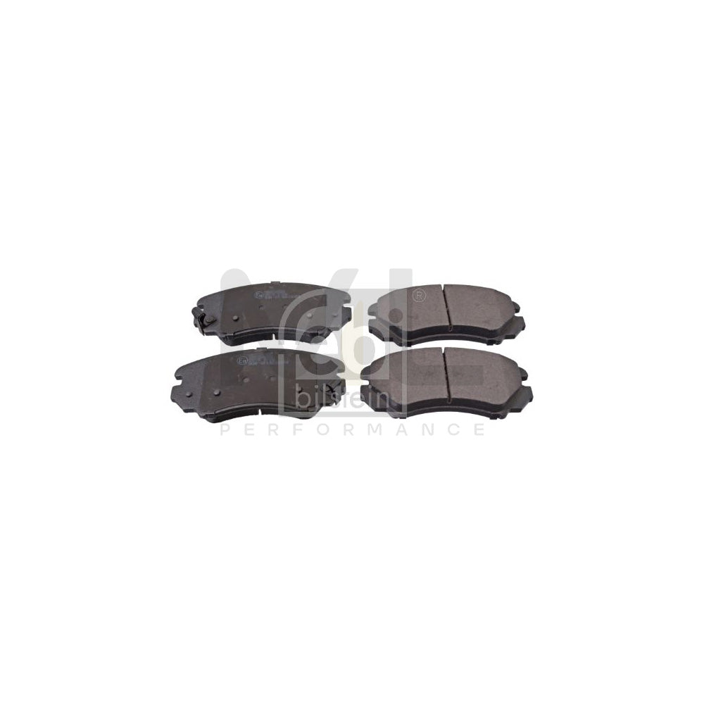 Febi Bilstein 16489 Brake Pad Set Front Axle, With Acoustic Wear Warning