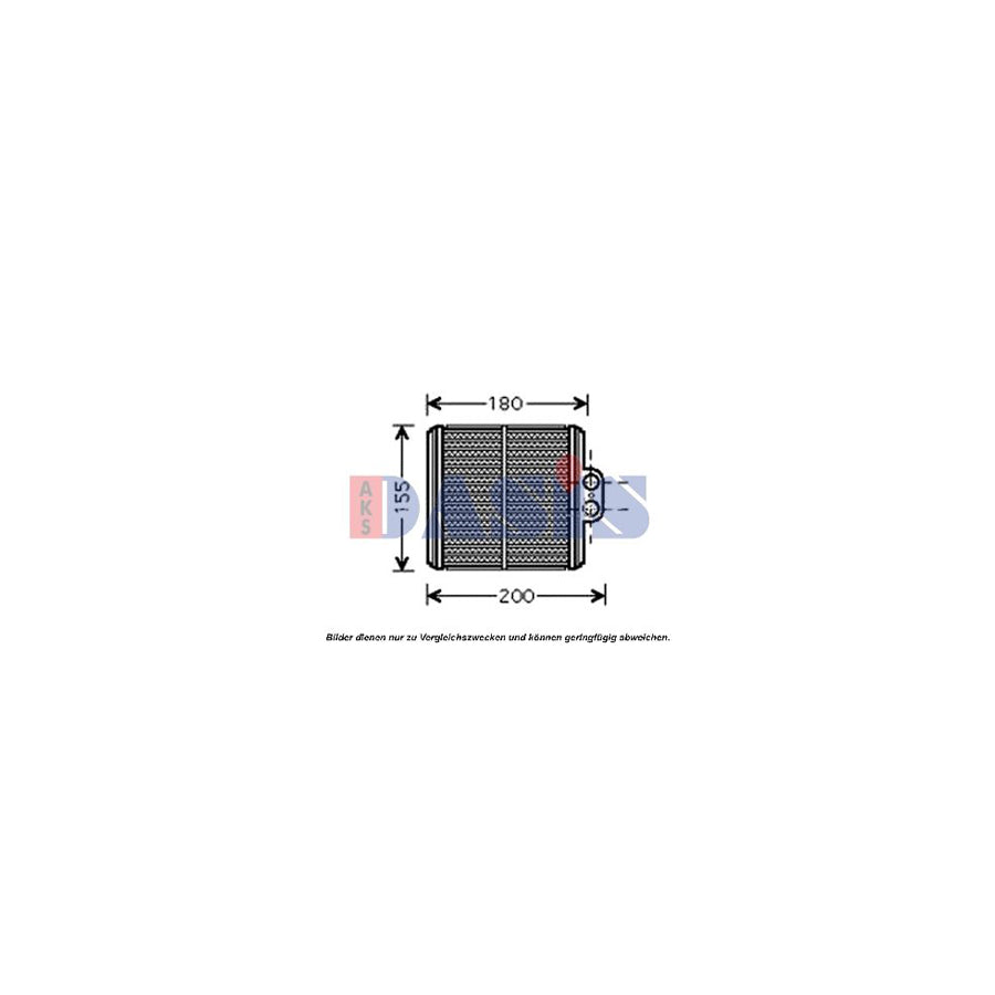 AKS Dasis 329000N Heater Matrix