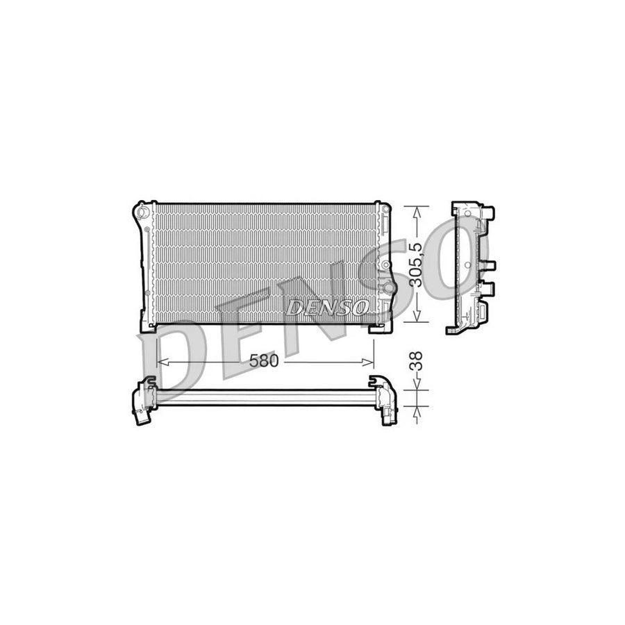 DENSO DRM13010 Engine Radiator
