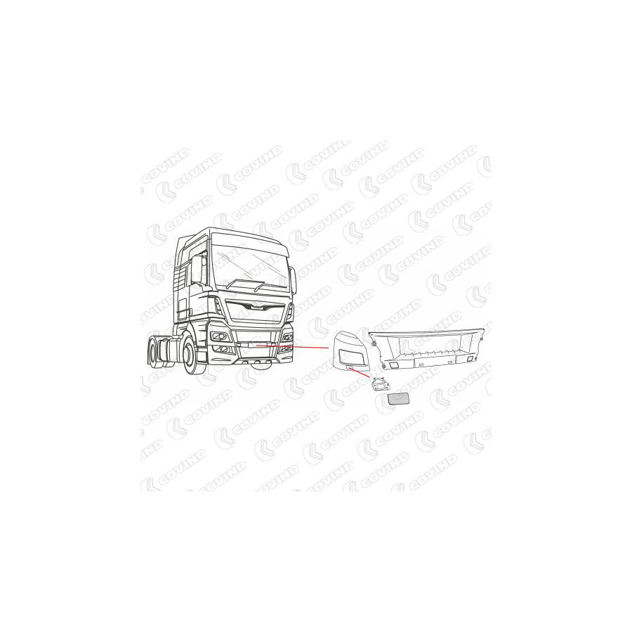 Covind Tx2/ 82 Cover, Bumper