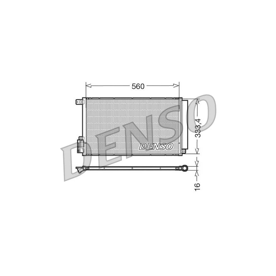 DENSO DCN13109 Air Conditioning Condenser