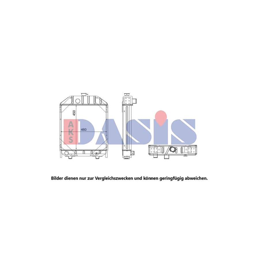 AKS Dasis 440616N Engine Radiator