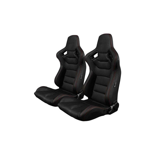 BRAUM Elite Series Racing Seats (Red Stitching) – Pair