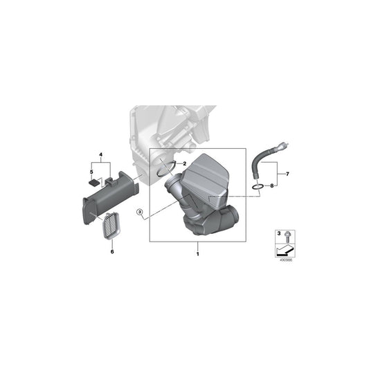 Genuine BMW 13718580421 G20 G21 Intake Grill (Inc. M340iX, M340i & 320d) | ML Performance US Car Parts