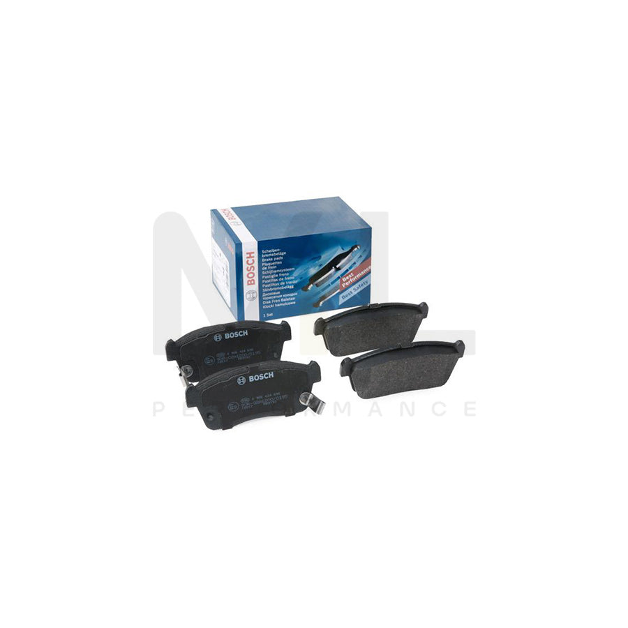 Bosch 0986424695 Brake Pad Set With Acoustic Wear Warning, With Anti-Squeak Plate, With Mounting Manual BP2691 | ML Performance Car Parts
