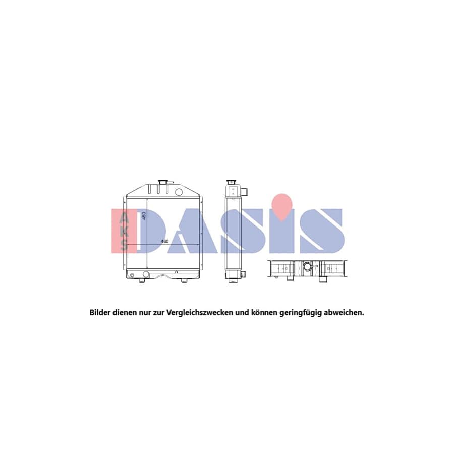 AKS Dasis 440617N Engine Radiator