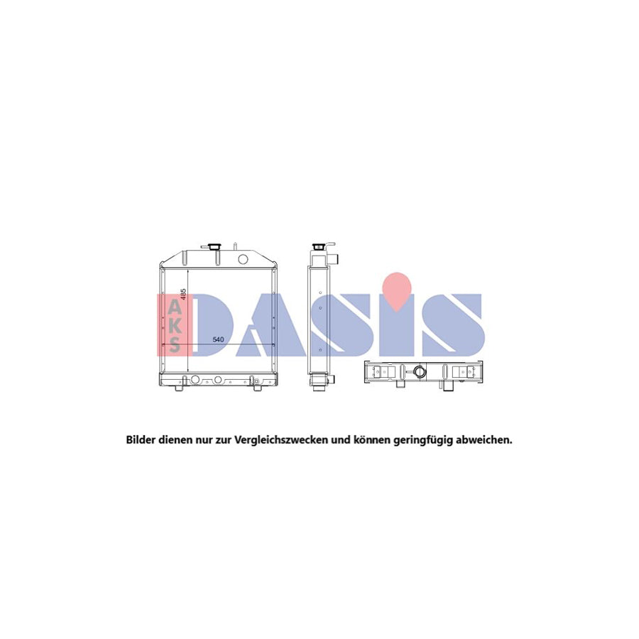 AKS Dasis 440618N Engine Radiator
