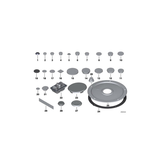 Genuine BMW 51477343485 G11 G15 G12 Cover For Steering Column Opening (Inc. 740e, 745e & 750Li) | ML Performance US