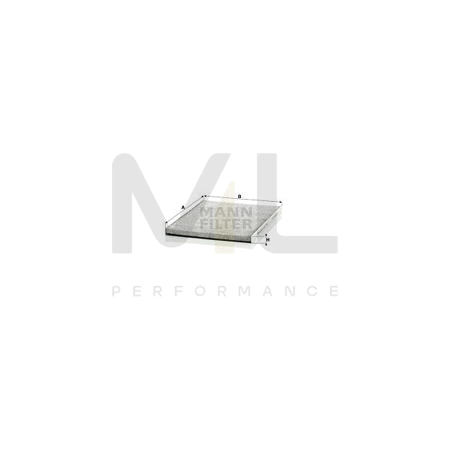 MANN-FILTER CUK 3059 Pollen filter Activated Carbon Filter