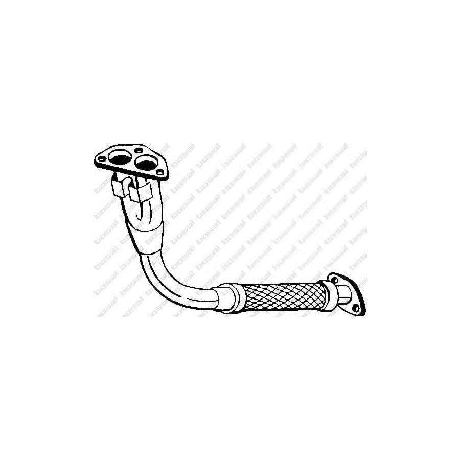 Bosal 739-563 Exhaust Pipe for Mazda 323