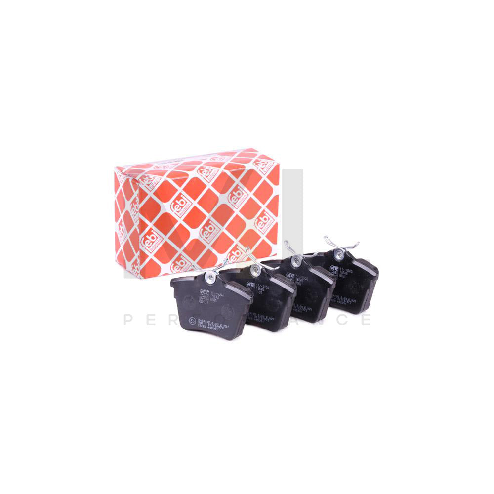 Febi Bilstein 16548 Brake Pad Set Rear Axle, Excl. Wear Warning Contact, With Attachment Material