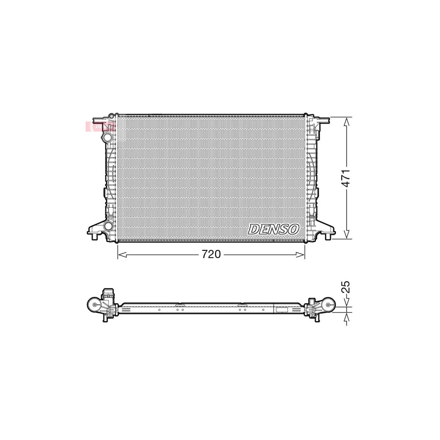 DENSO DRM02043 Engine Radiator