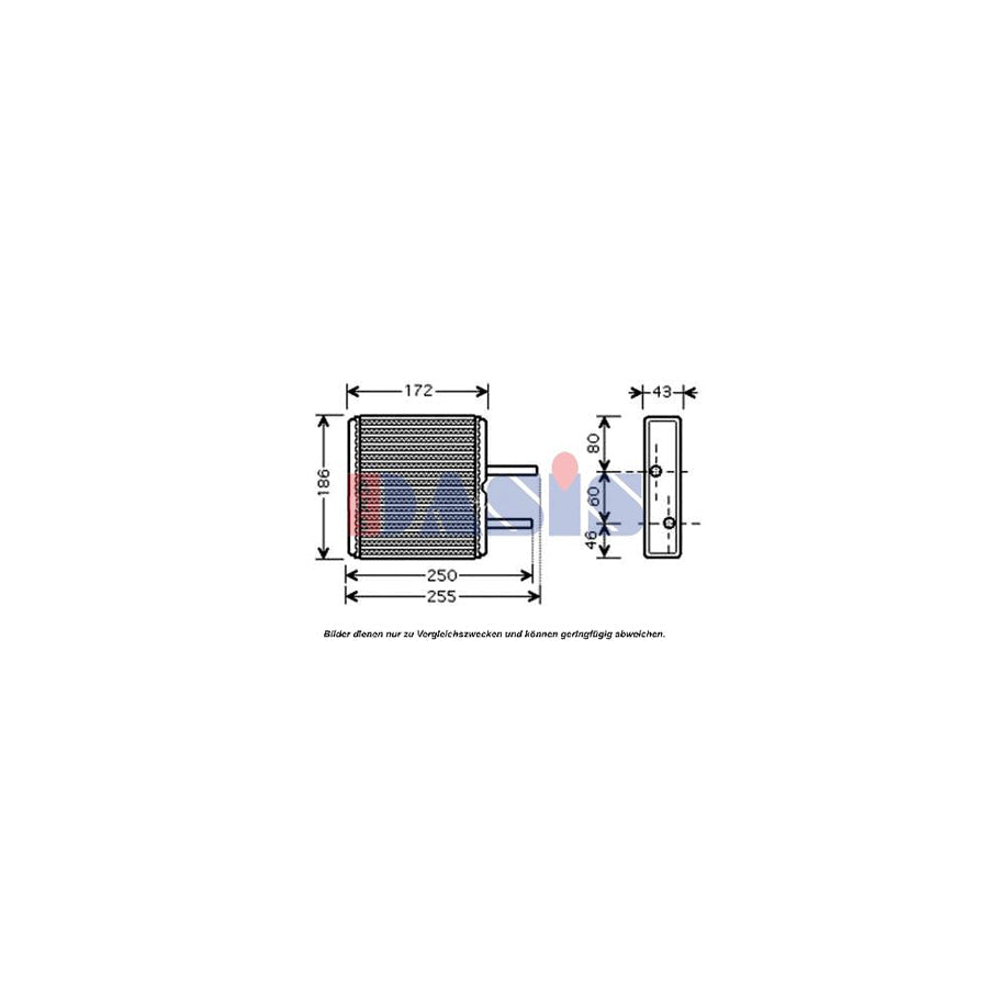 AKS Dasis 329003N Heater Matrix