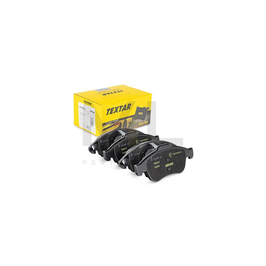 TEXTAR 2453801 Brake pad set not prepared for wear indicator | ML Performance Car Parts