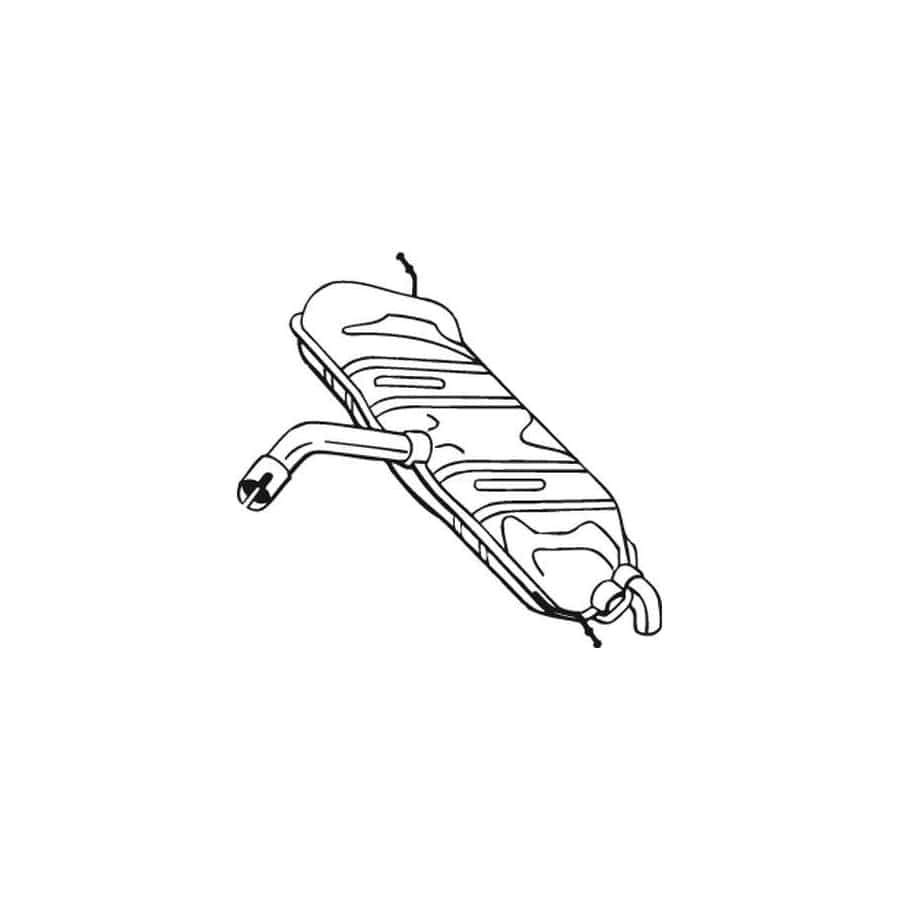 Bosal 233-611 Rear Silencer for VW Golf