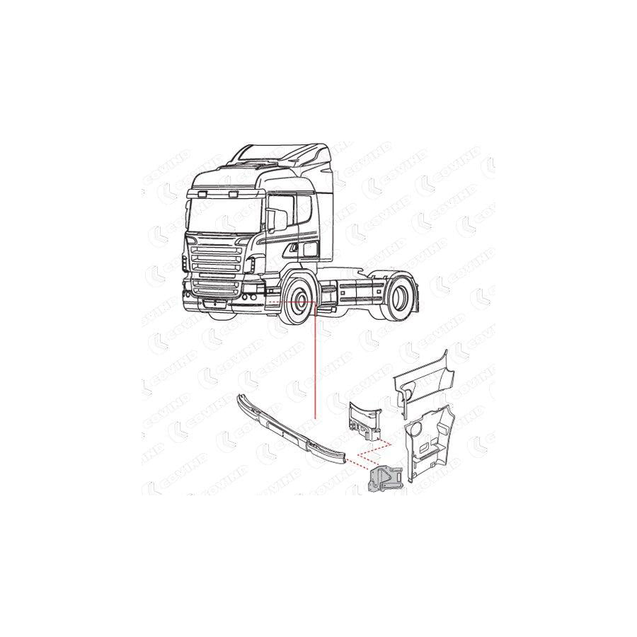 Covind Scr/233 Bumper Bracket