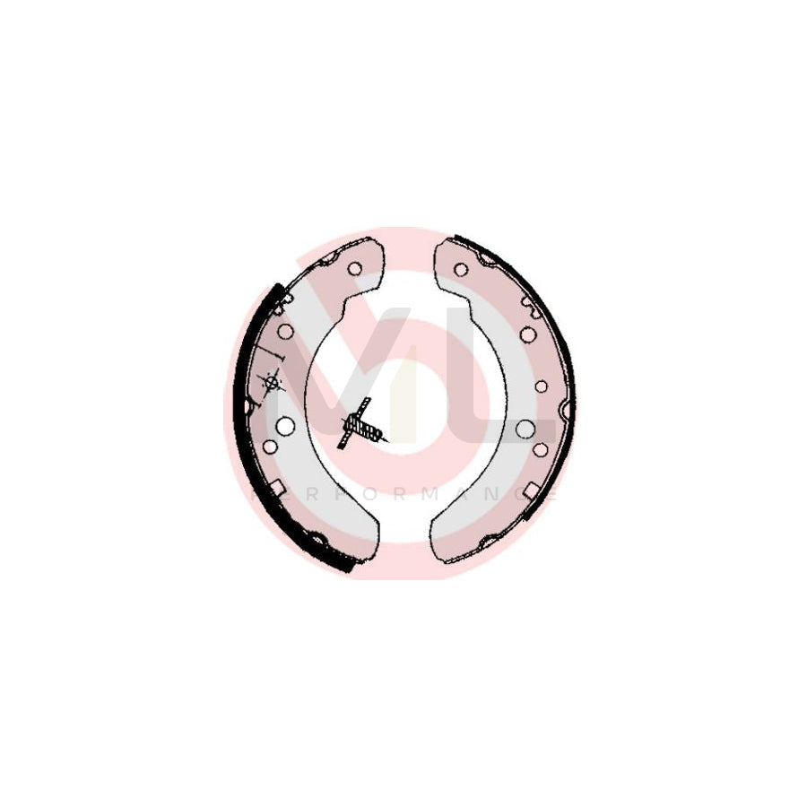 BREMBO S 24 537 Brake Shoe Set | ML Performance Car Parts