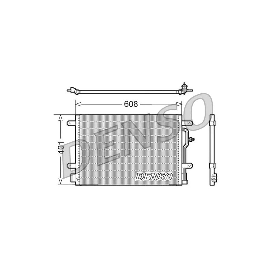 DENSO DCN02011 Air Conditioning Condenser