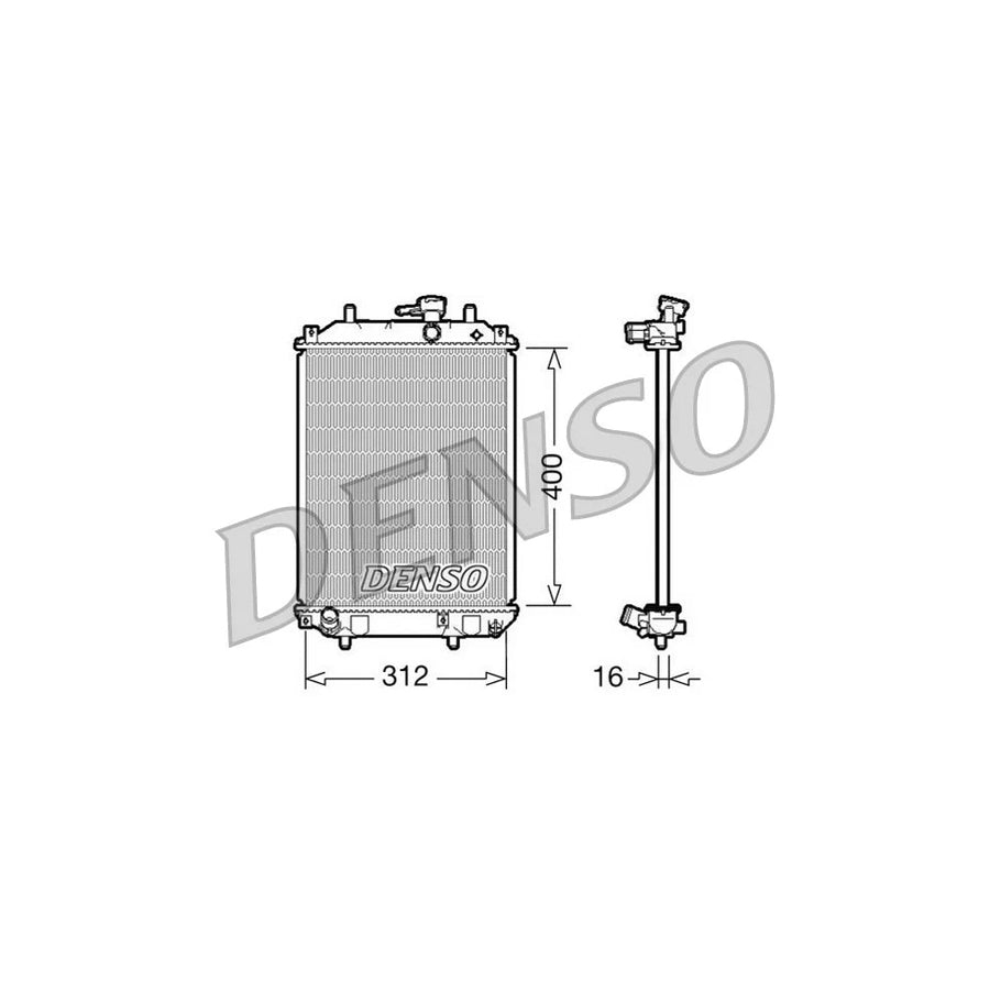 DENSO DRM35002 Engine Radiator
