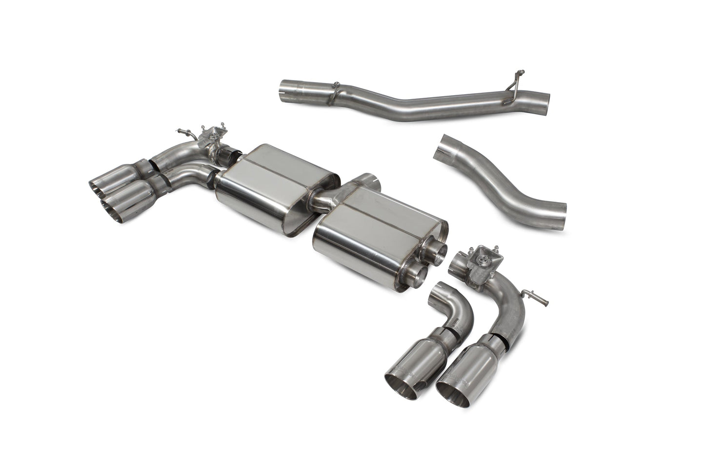 Scorpion SVWS054D VW Golf R MK7.5 Non-Res Cat/Gpf Back System With Electronic Valves | ML Performance US US