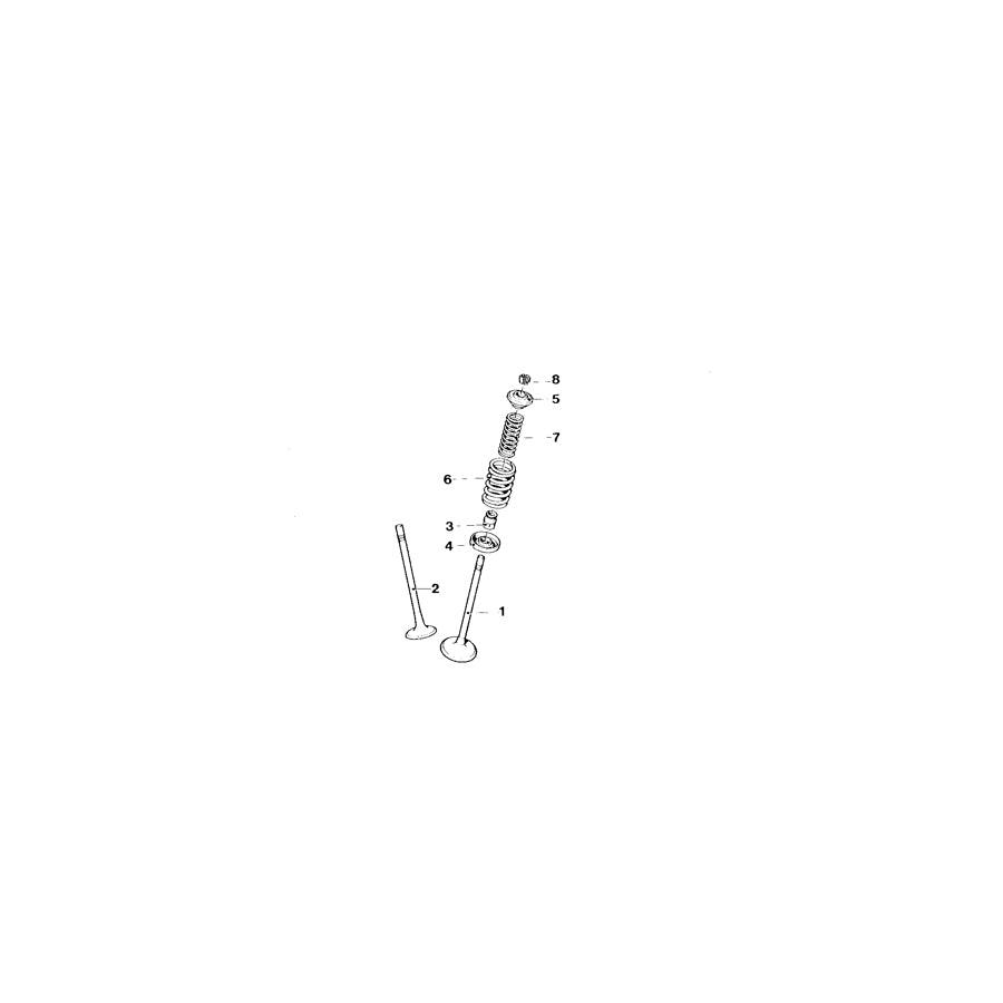 Genuine BMW 11341304644 E26 Exhaust Valve D=6,960 (Inc. M1) | ML Performance US Car Parts