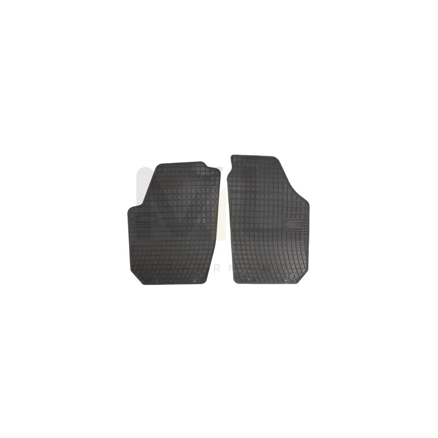 FROGUM Tailored 0363P Floor mat set for SKODA Roomster Praktik (5J) Elastomer, Front, Quantity: 2, Black, (LHD)