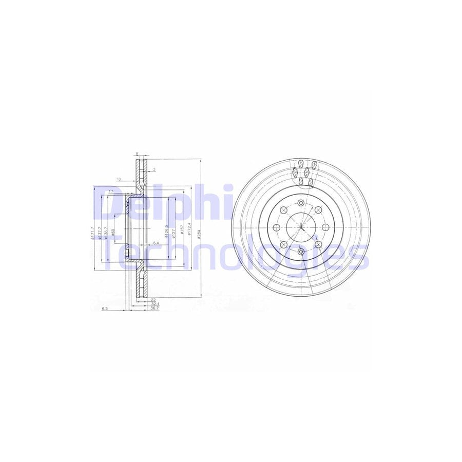 Delphi Bg3944 Brake Disc