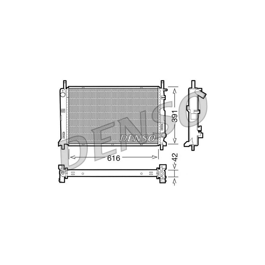 DENSO DRM10071 Engine Radiator