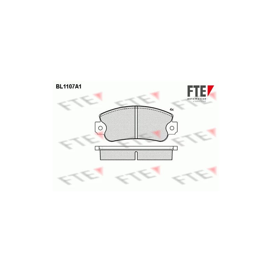 FTE Bl1107A1 Brake Pad Set
