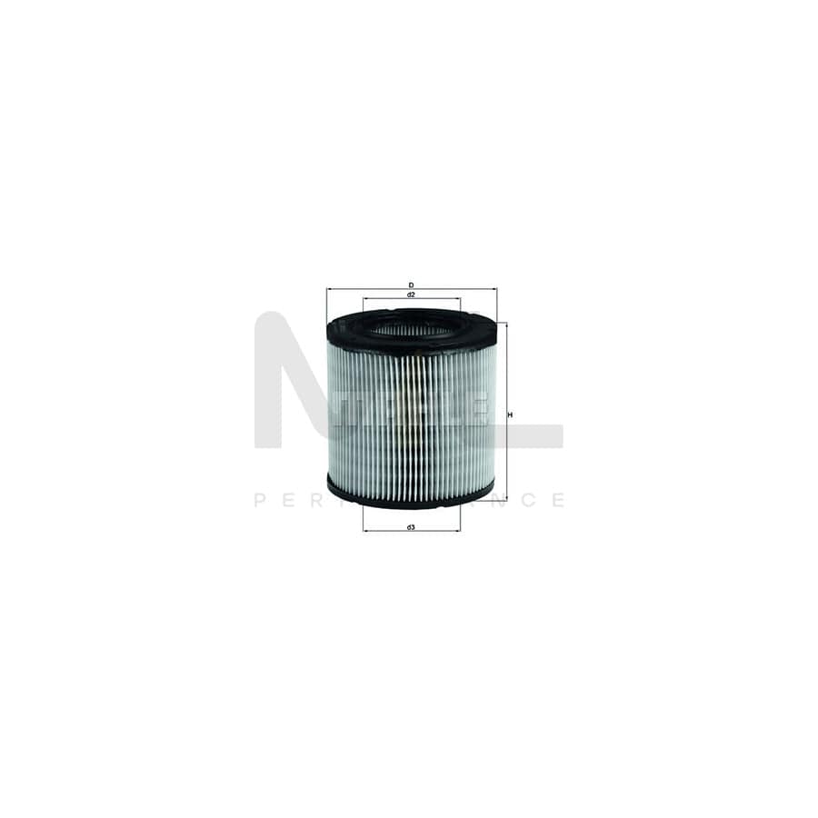 MAHLE ORIGINAL LX 249 Air Filter Filter Insert | ML Performance Car Parts