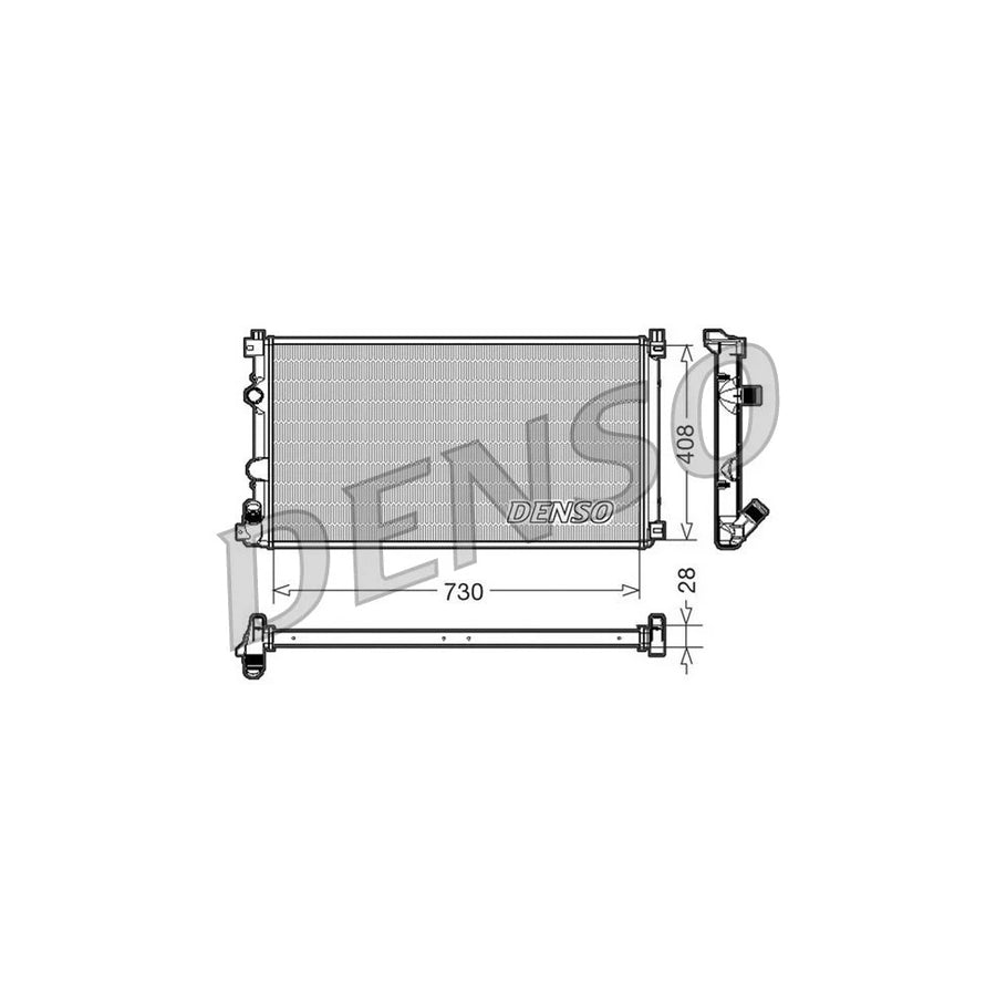 DENSO DRM23092 Engine Radiator