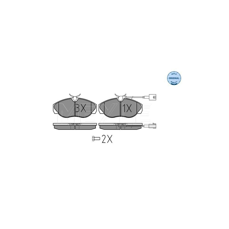 Meyle 025 236 0219/W Brake Pad Set