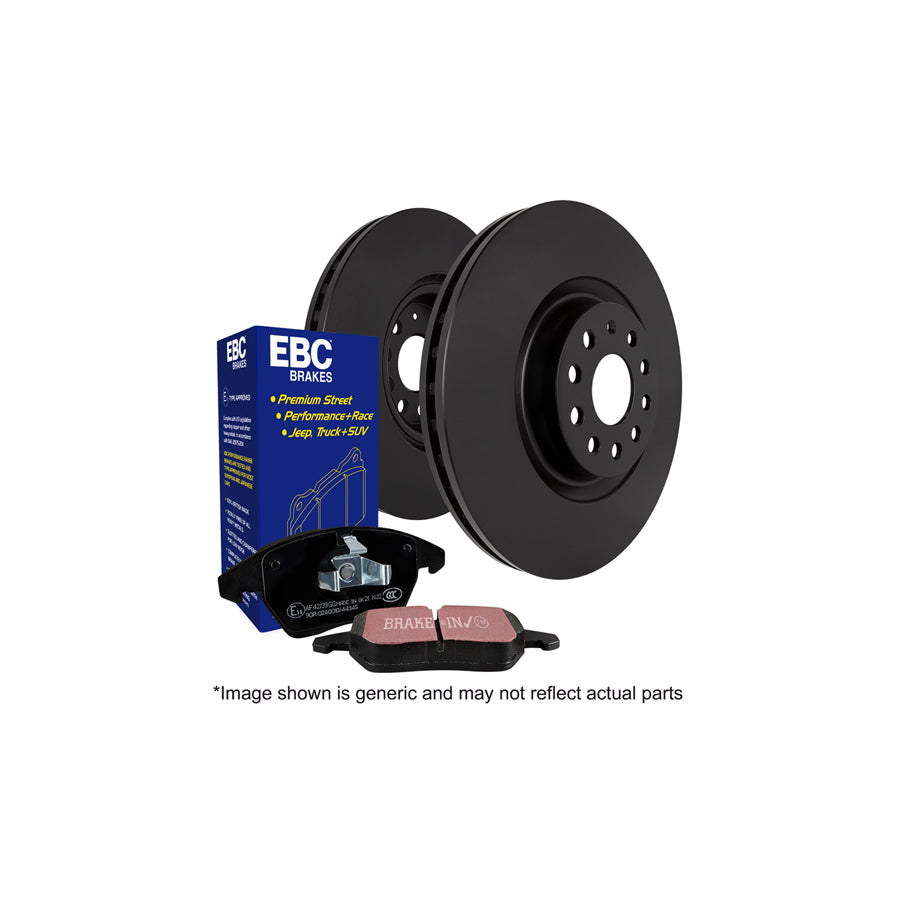 EBC PDKR753 Renault Ultimax Rear Brake Pad & Plain Disc Kit - Bendix Caliper (Inc. Espace Mk1 & 21) 1 | ML Performance US Car Parts
