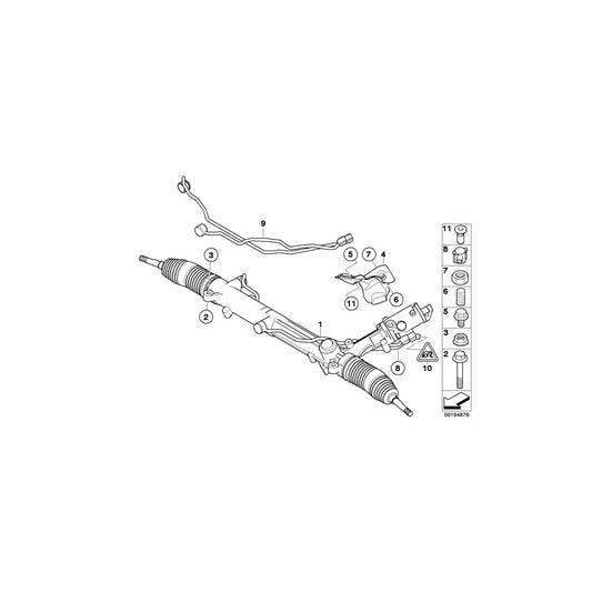 Genuine BMW 32106768757 E60 E63 E61 Set Pipe ZF (Inc. 645Ci, 528i & 650i) | ML Performance US Car Parts