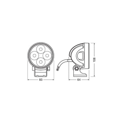 OSRAM  Ledriving Driving Lights Value Series Leddl119 Wd Spotlight