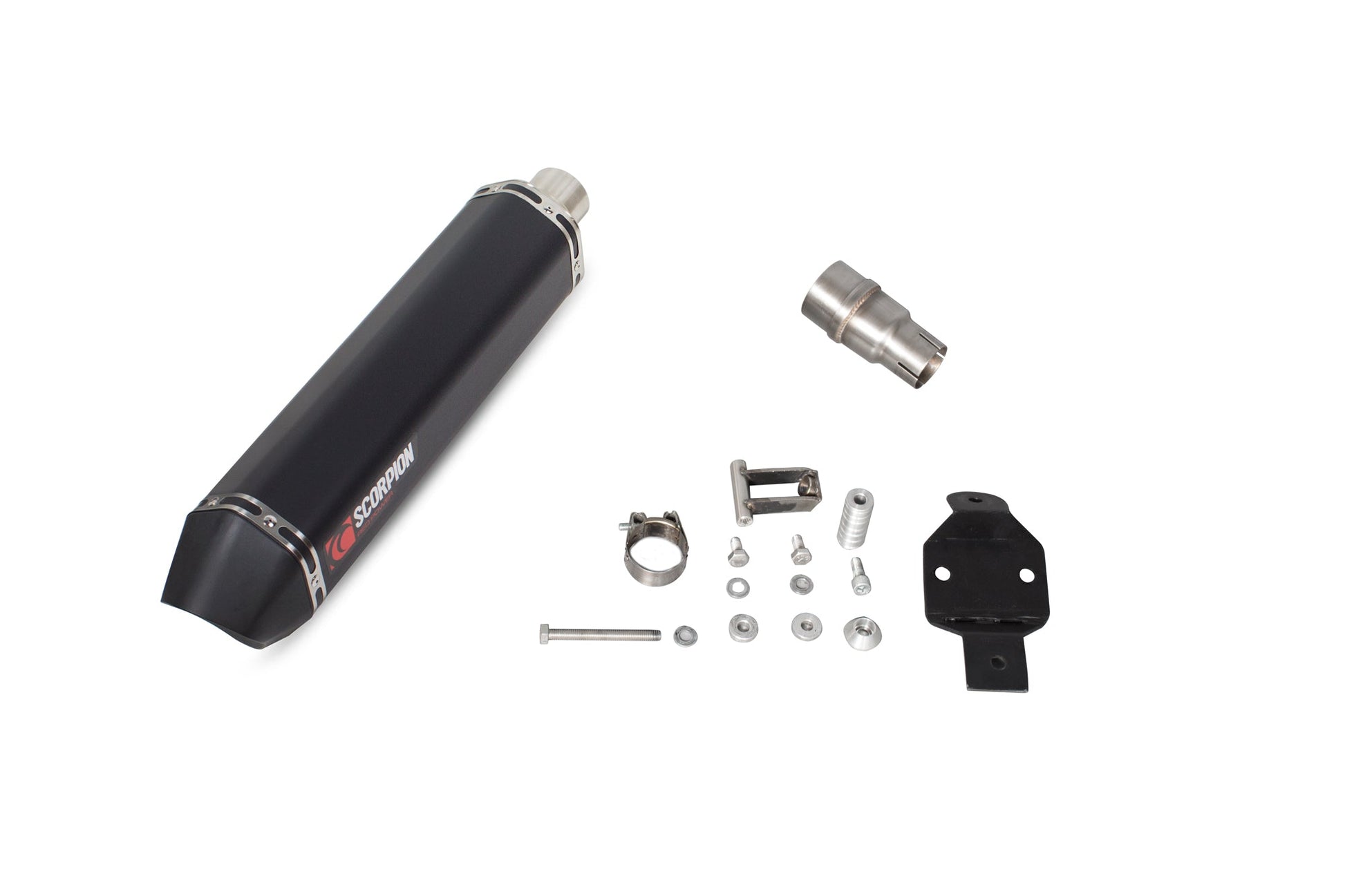 Scorpion PI180BCER Piaggio Serket Parallel Slip-On - Black Ceramic Coated Sleeve (MP3 400 / MP3 400 LT / MP3 500) | ML Performance US US