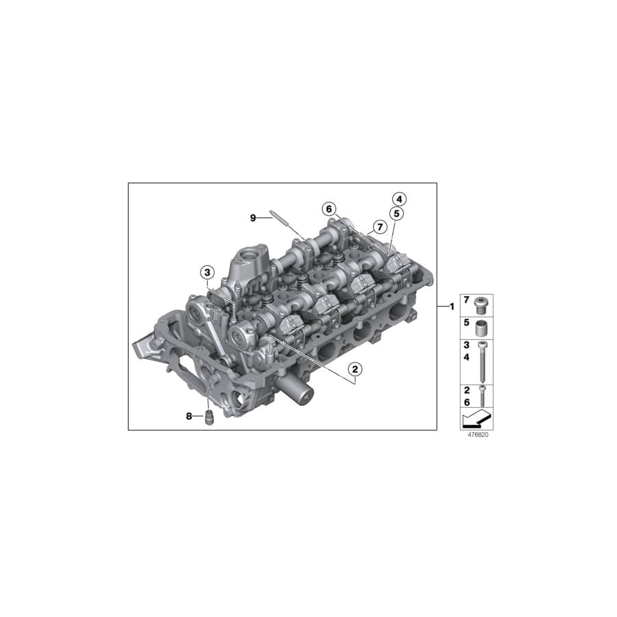 Genuine BMW 11127603917 G11 M G12 Fit Bolt M6X75 (Inc. X5 50iX 4.0, X5 M50iX & X7 M50iX) | ML Performance UK Car Parts