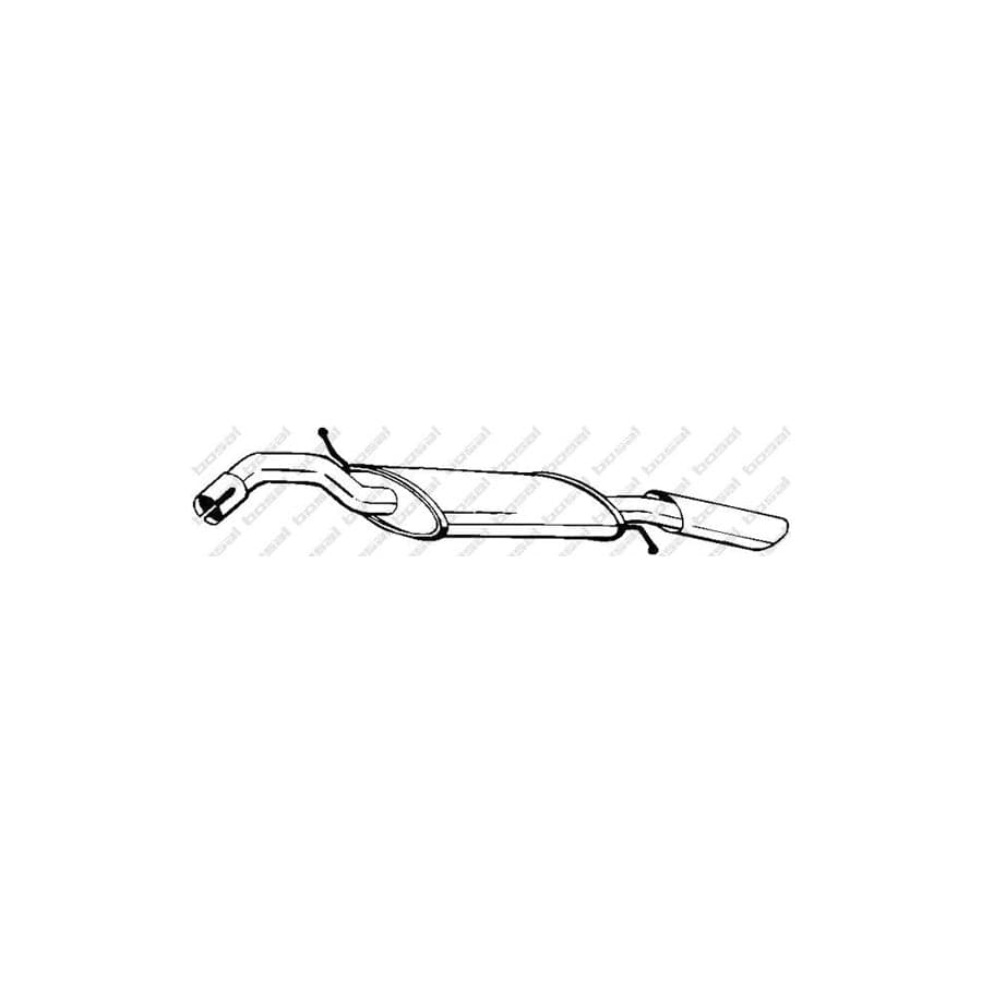 Bosal 233-599 Rear Silencer for VW Corrado (53I)