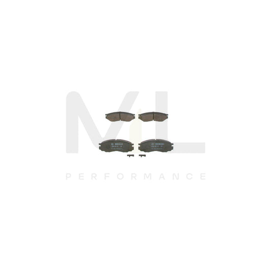 Bosch 0986424572 Brake Pad Set With Acoustic Wear Warning, With Anti-Squeak Plate BP319 | ML Performance Car Parts