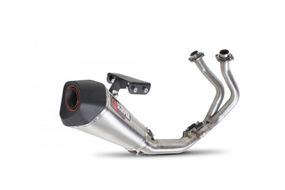 Scorpion RKA110SYSSEO Kawasaki Versys 650 Serket Taper Full System - Brushed Stainless Steel Sleeve | ML Performance US US