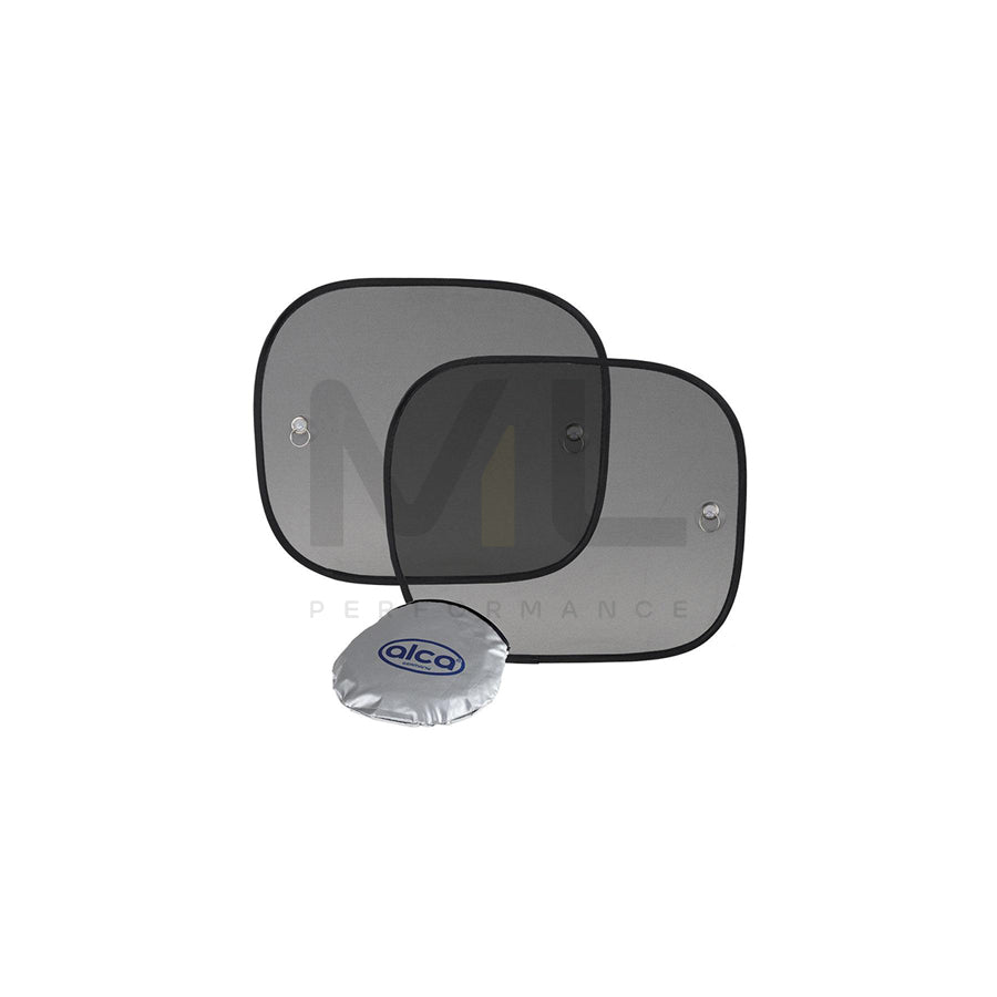 ALCA 512010 Car sun shade Black, Polyester, Quantity: 2