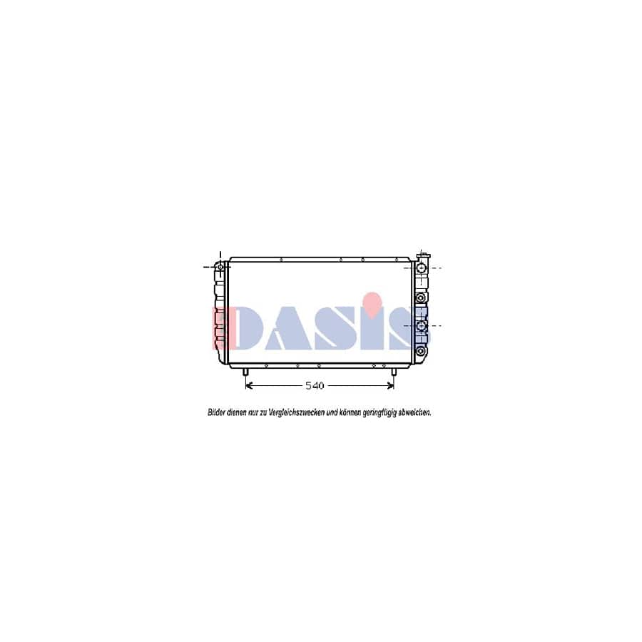 AKS Dasis 180900N Engine Radiator