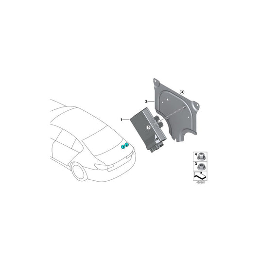 Genuine BMW 61358044739 F93 G21 M Bracket, Control Unit (Inc. 320d, 330i & 320dX) | ML Performance US