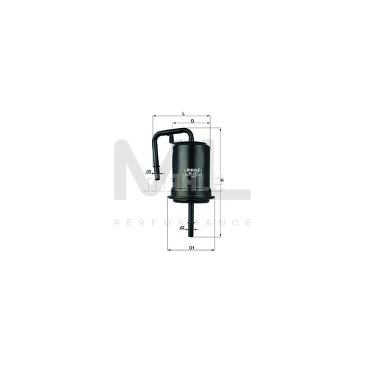 MAHLE ORIGINAL KL 517 Fuel filter for MAZDA MX-5 In-Line Filter | ML Performance Car Parts