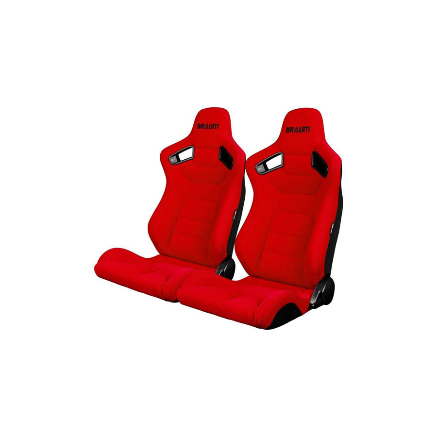 BRAUM Elite Series Racing Seats (Red Cloth) – Pair